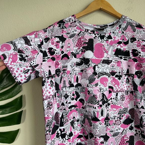 NooWorks Howell Print T-Shirt Dress - Picture 6 of 14